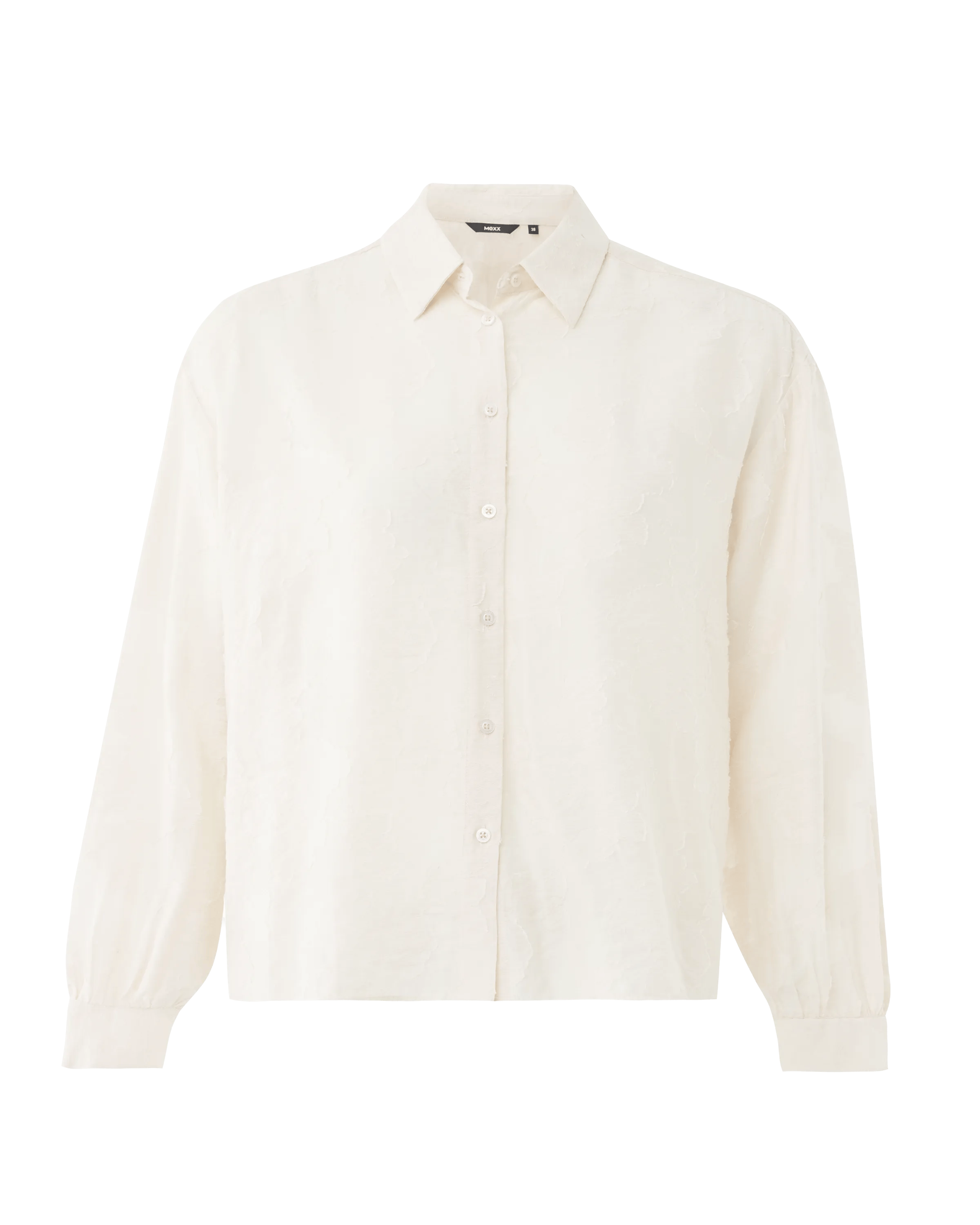 Boxy jacquard blouse - Off White | Mexx.com