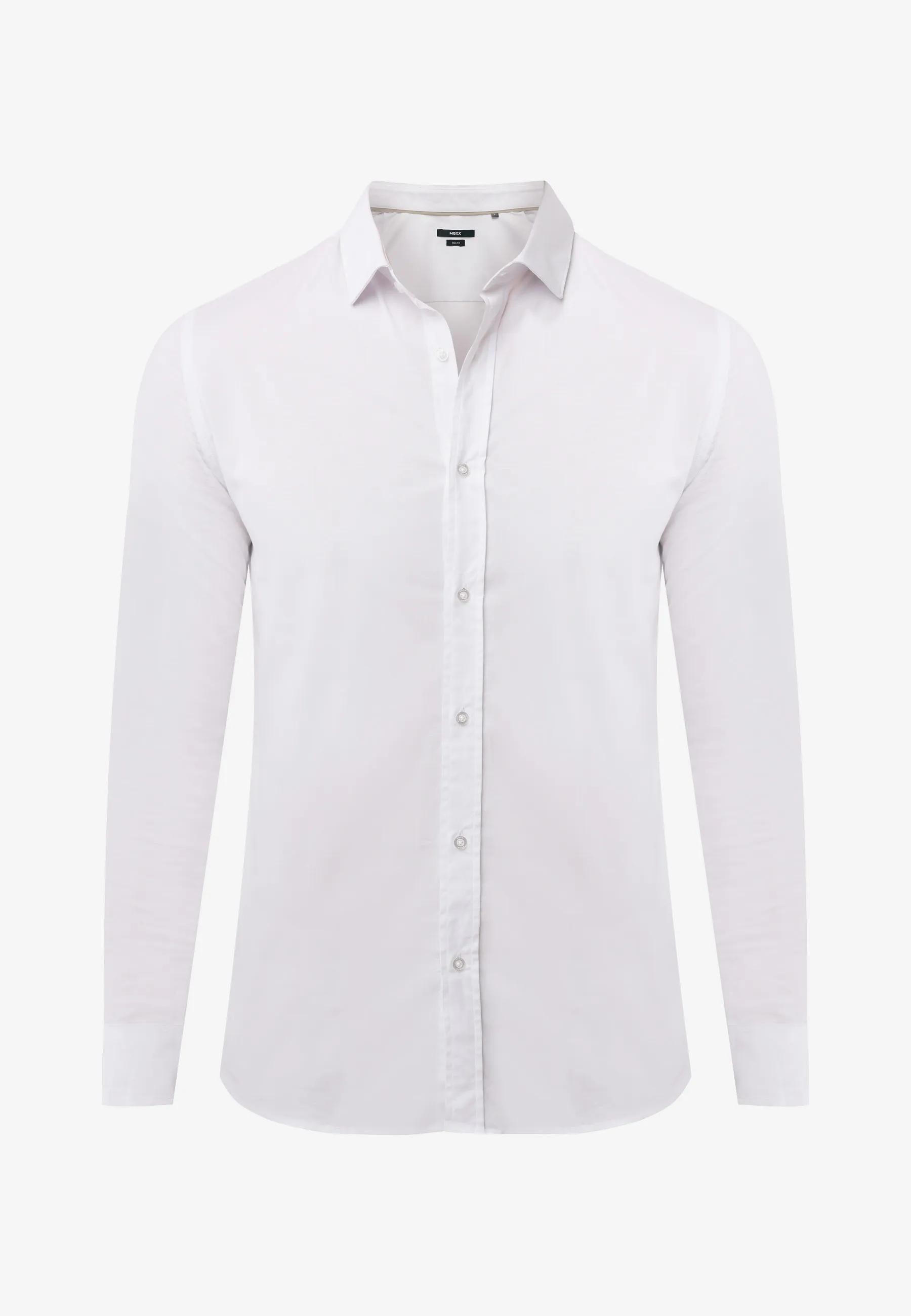 ENOF / clack top （white） ANETO Easy iron shirt - Off White | Mexx.com