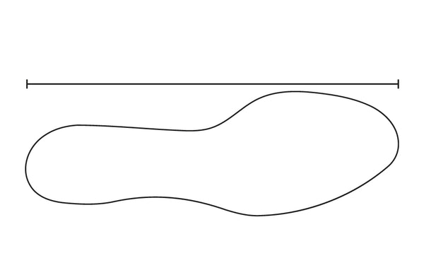 How to measure the shoe size