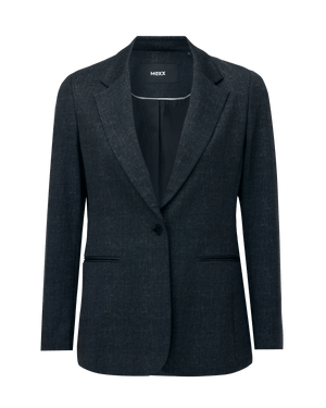 Punti melange blazer - Dark Grey