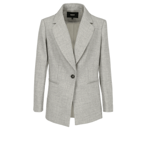 Gemêleerde blazer - Lichtgrijs