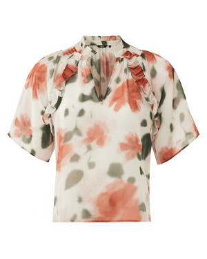 Flower print blouse - Multicolor