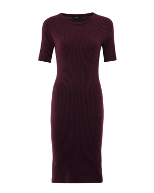 MALVIA Knitted dress - Burgundy