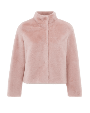 Faux fur jacket - Light Mauve