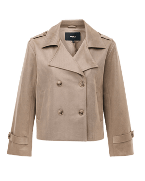 Boxy trenchcoat - Warm Taupe