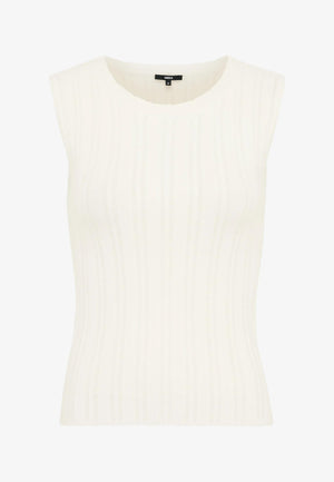 LILY Classic ajour tanktop - Off White