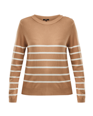 ASTER Striped jumper - Tan