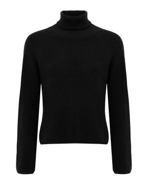 HOLLY Knitted sweater - Black
