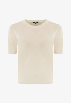 GERBERA Short sleeve knit - Cream