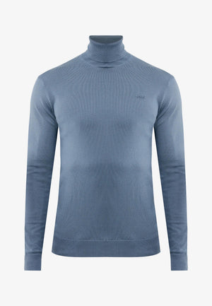 MERU knitted rollneck sweater - Faded Blue