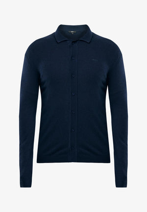 DENALI Vest van wol-kasjmierblend - Mid Navy