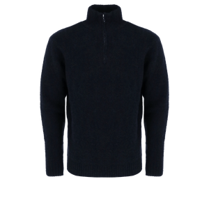 Classic half-zip sweater - Navy
