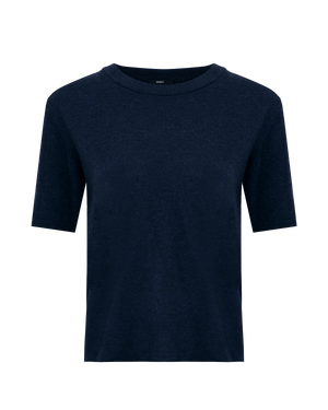 CAMELIA Top boxy fit - Midnight Blue