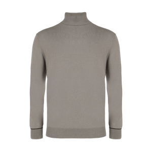 Basic Rollkragenpullover – Taupe