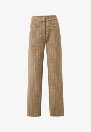 Tweedhose mit geradem Bein – Mehrfarbig