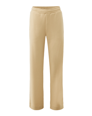 Sweatpants met biezen - Lichtbruin