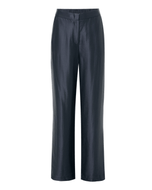 Hammered satin pants - Dark Grey