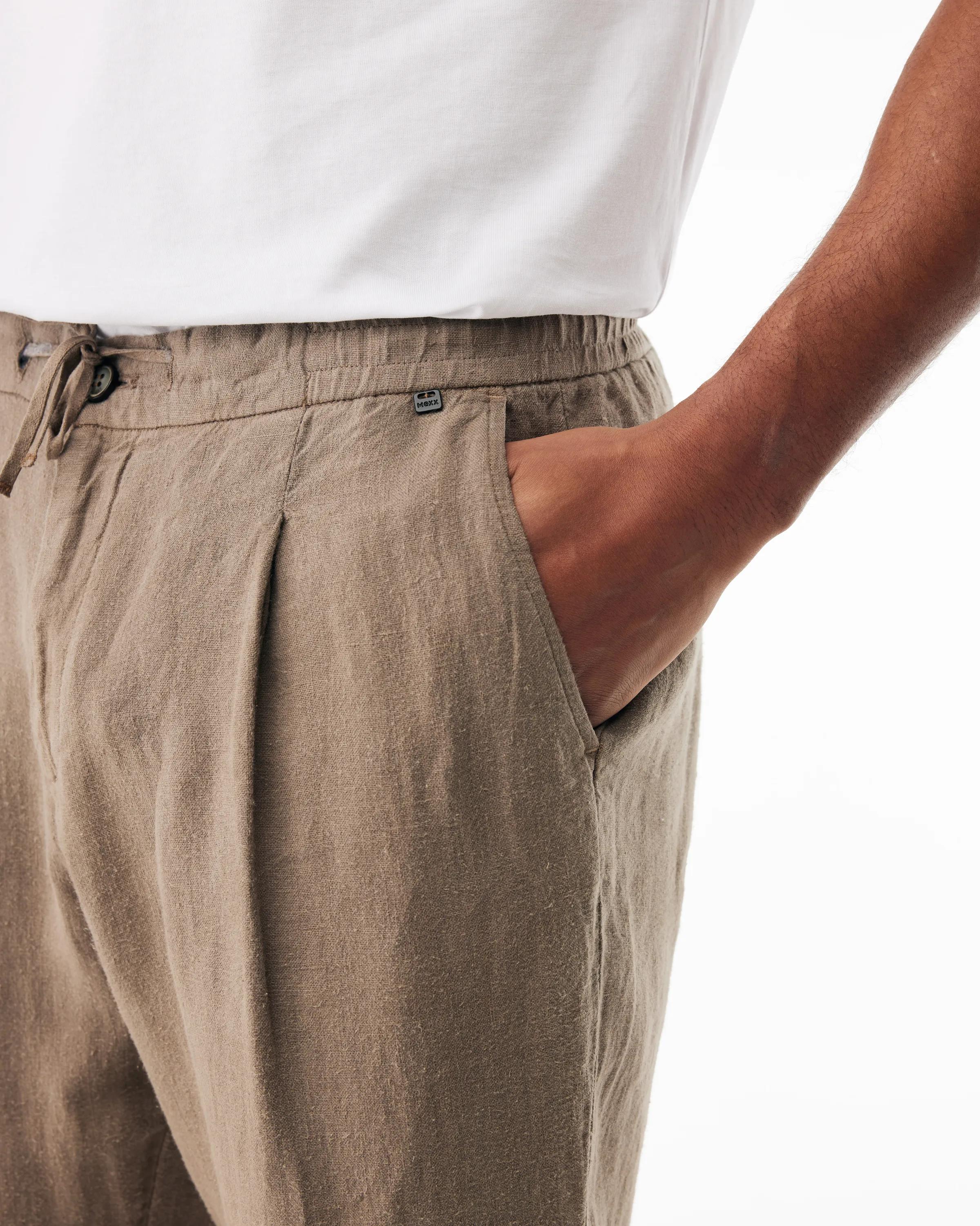 Linen pants - Mid Brown | Mexx.com