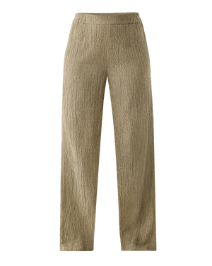 Kreukelbroek wijde pijpen - Goud Glitter