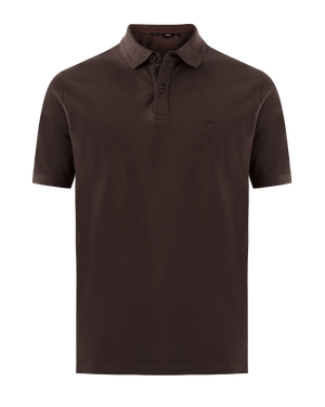 BOGIE Pique polo - Dark Chocolate