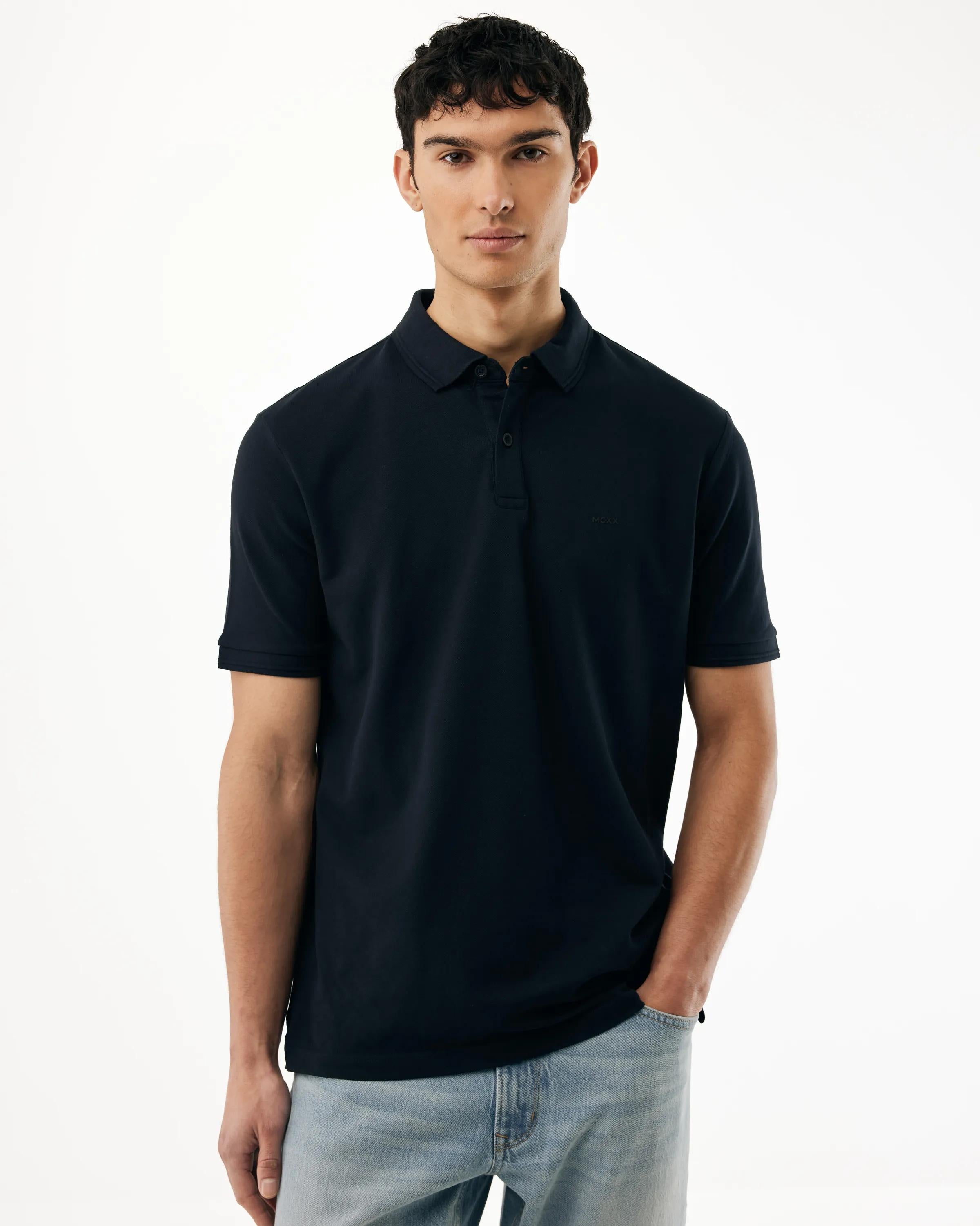 BOGIE Pique polo - Black | Mexx.com