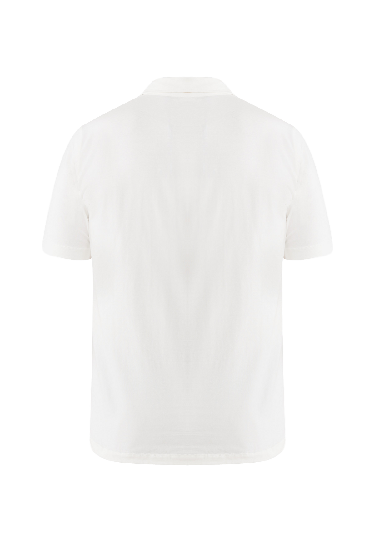 KEVIN Basic single jersey polo slim fit - Off White