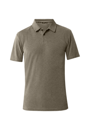 Melee modal polo slim fit - Taupe Melee