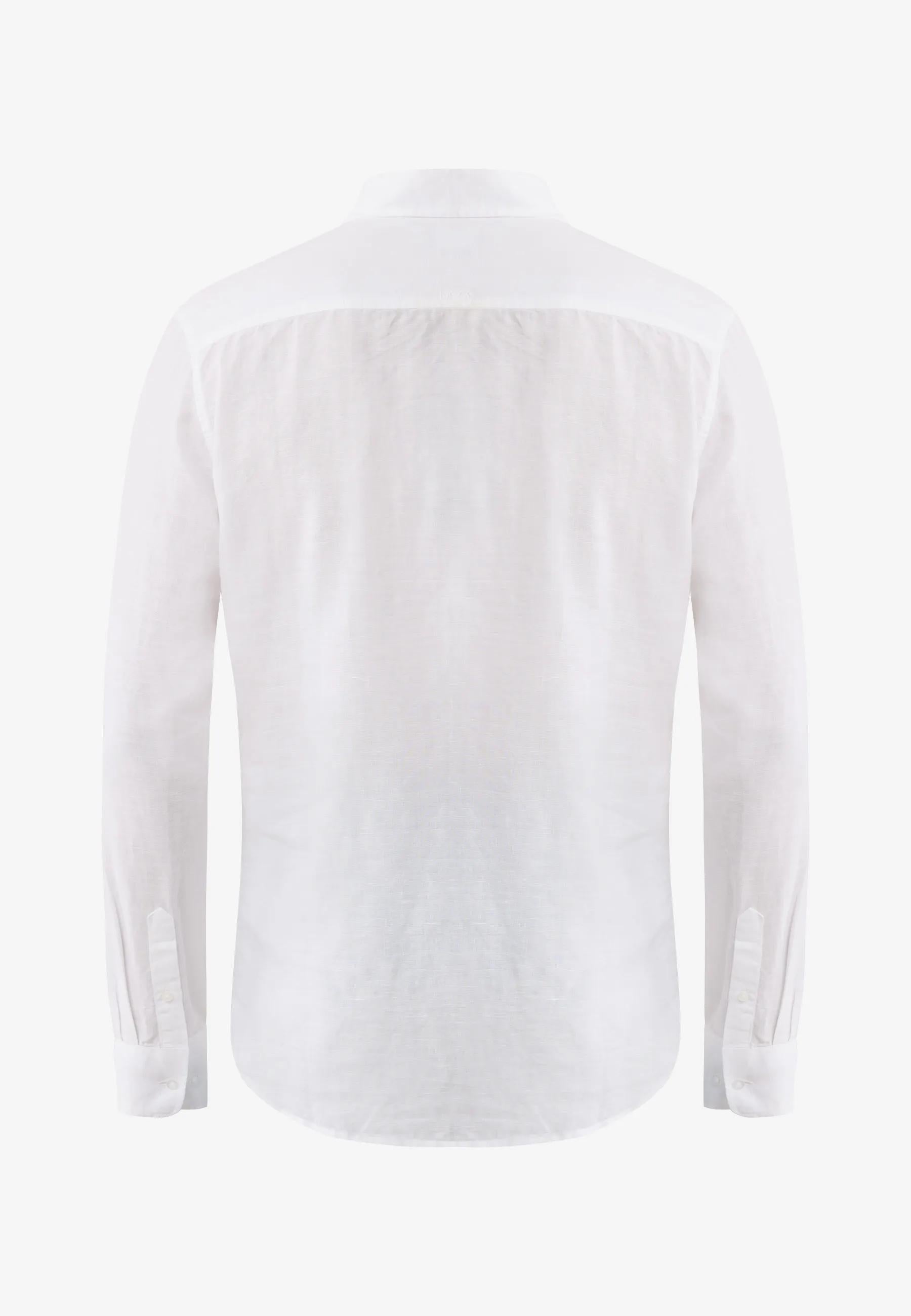 CALEB Basic linen shirt - White | Mexx.com