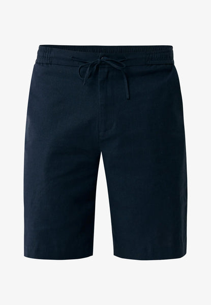 DANIEL Basic linen shorts - Navy | Mexx.com