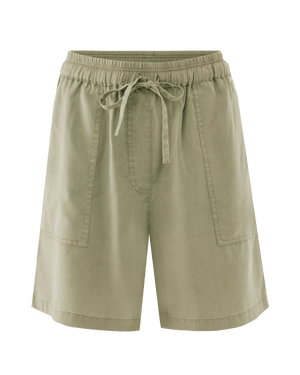 Lyocell-Shorts – Warmes Grün