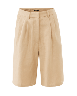 Linen shorts - Light Tan