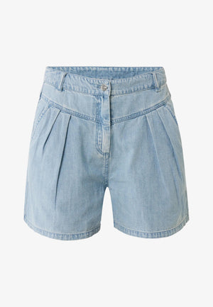 Geplooide denim shorts - Medium Vintage