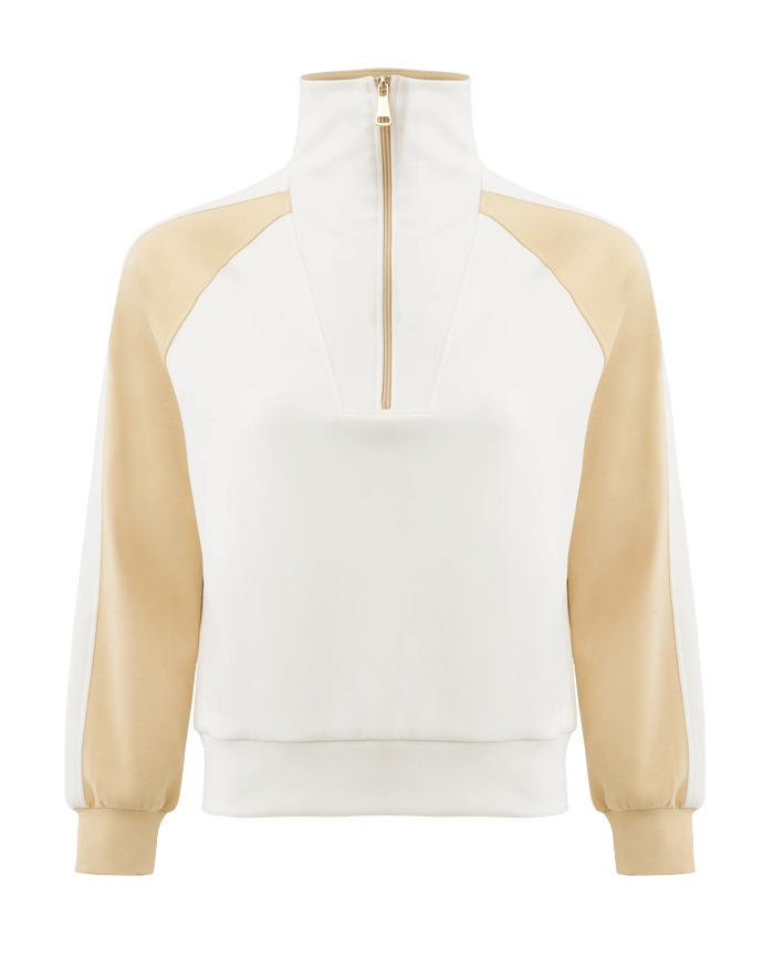 Halfzip sweater - Light Tan | Mexx.com