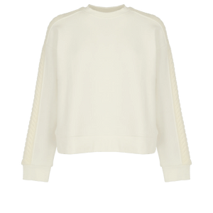 Cable detail sweater - Off White