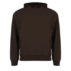 Heavy graphic hoodie - Dark Brown