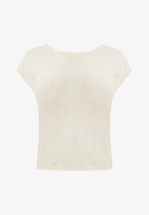 V-back top - Cream