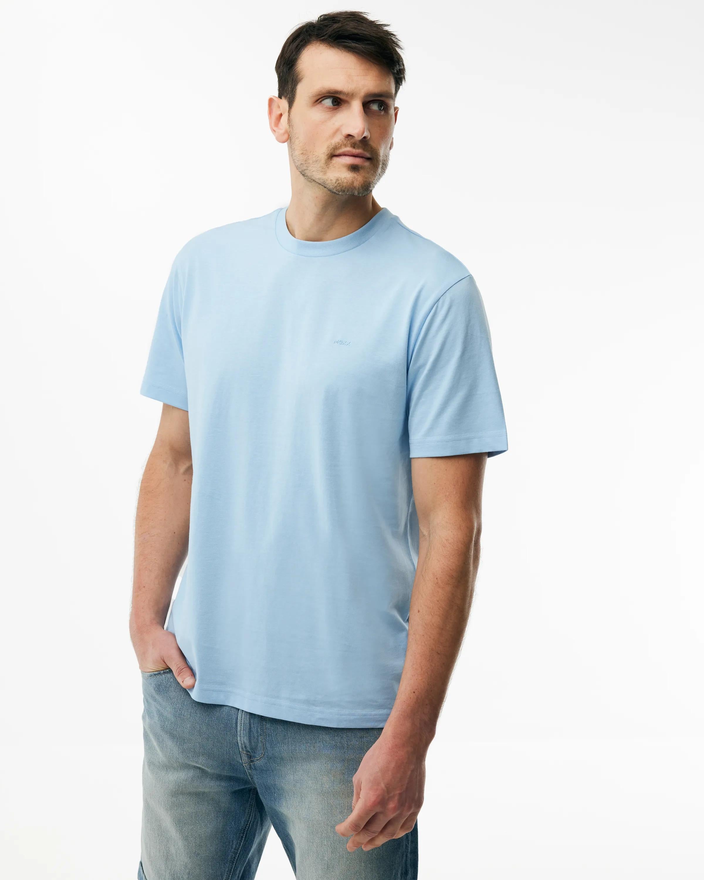 flexwitmeグラフィックTシャツ ライトブルー　M TAY T-shirt regular fit - Fresh Blue | Mexx.com