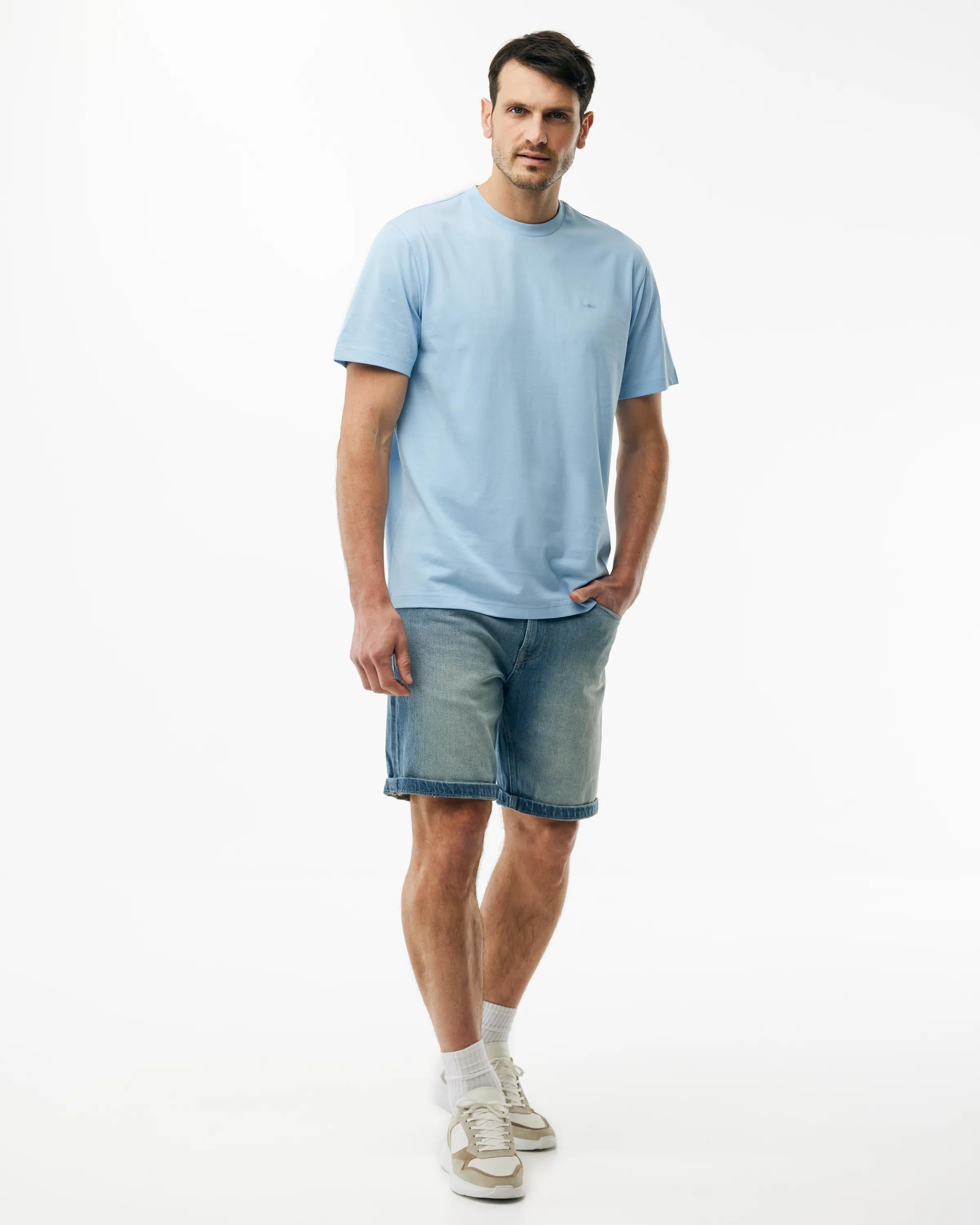 flexwitmeグラフィックTシャツ ライトブルー　M TAY T-shirt regular fit - Fresh Blue | Mexx.com