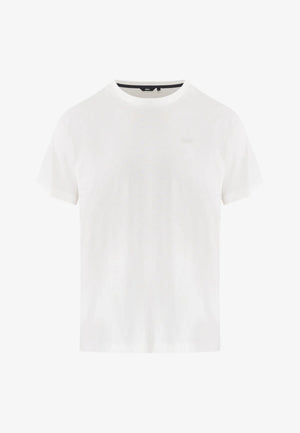 RICHARD Basic T-shirt korte mouw normale pasvorm - Gebroken wit