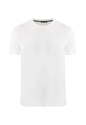 OLIVER Basic T-shirt met korte mouwen en slim fit - Off-white