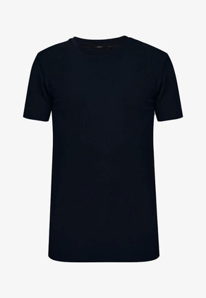 OLIVER Basic slim fit T-shirt met korte mouwen - Zwart