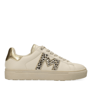 TESS RIO Sneaker - Beige/Gold