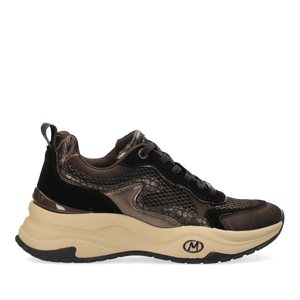 PALMA ORA Sneaker - Bruin/Zwart