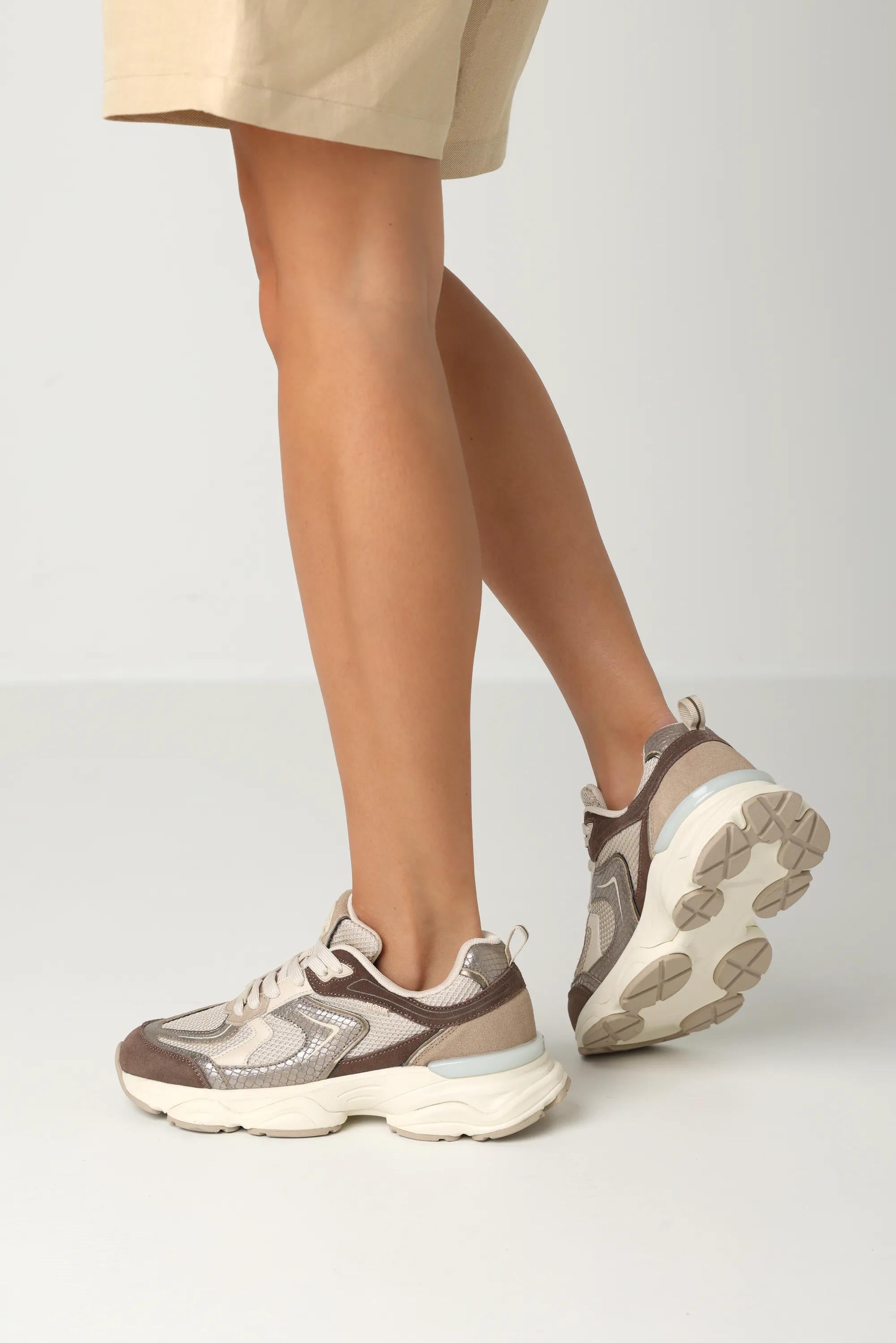 モカ NORAH KOMO Sneaker - Brown/Beige | Mexx.com