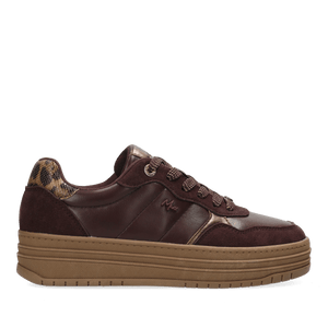 SYLVIA RAY Sneaker - Burgundy Red
