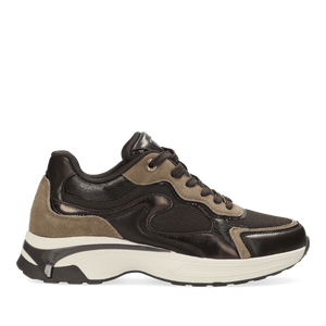 PORTIA LOVE Sneaker - Donkerbruin