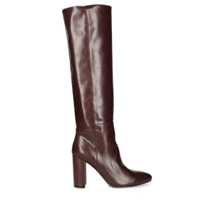 KRYSTAL INDY  Heeled high boot - Burgundy Red