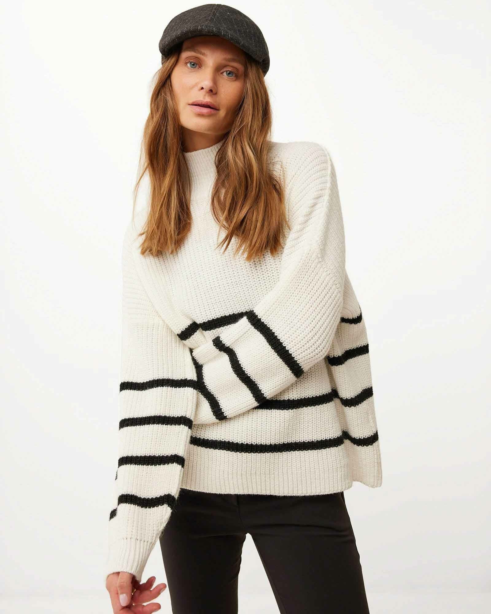 Turle neck knitted sweater Off White