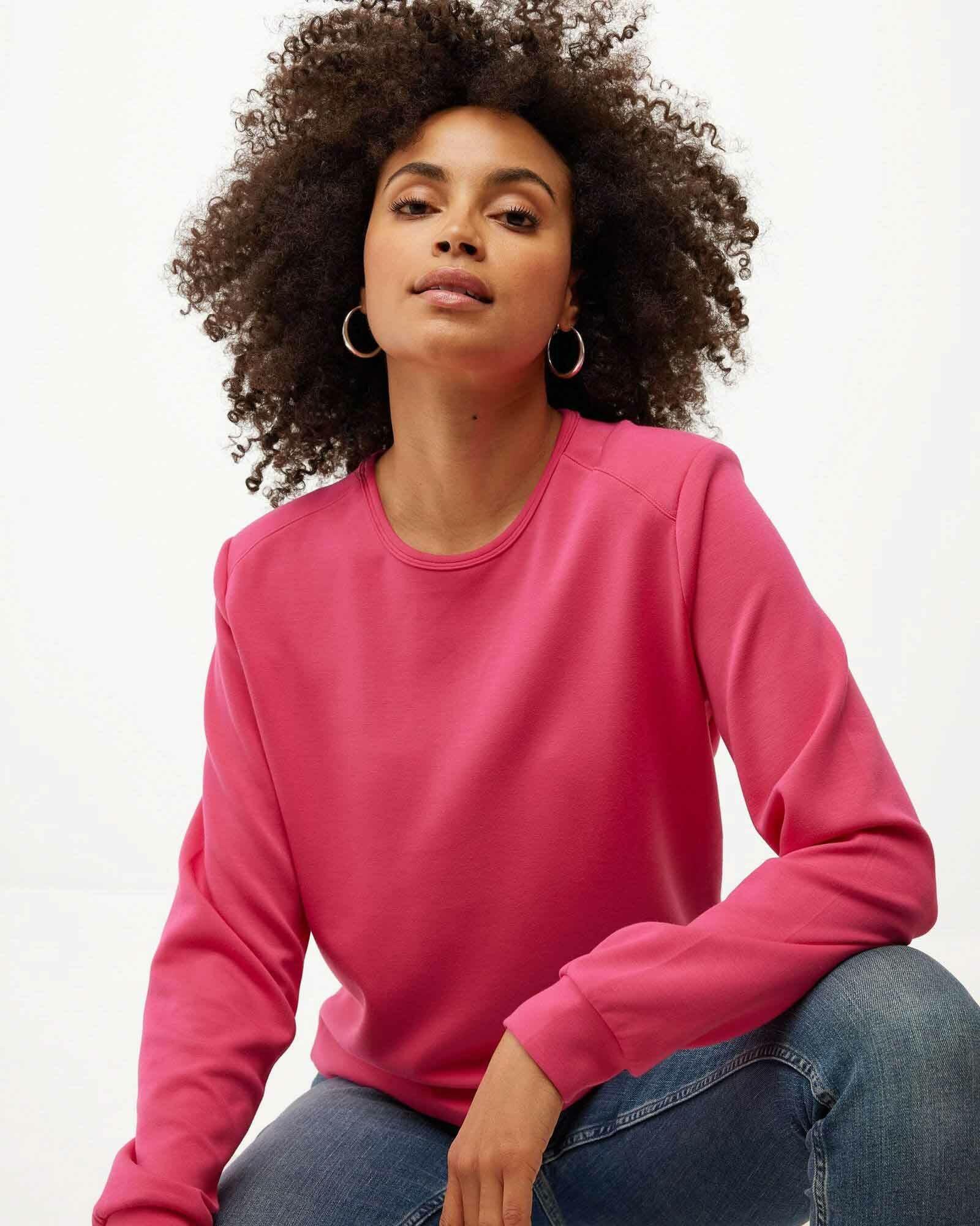 Shoulderpad sweater Pink