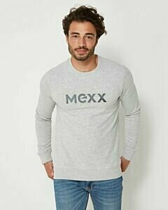 Grey Sweater with HD Print Men